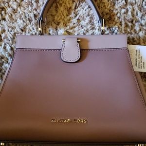 New tags Michael Kors gramercy frame satchel